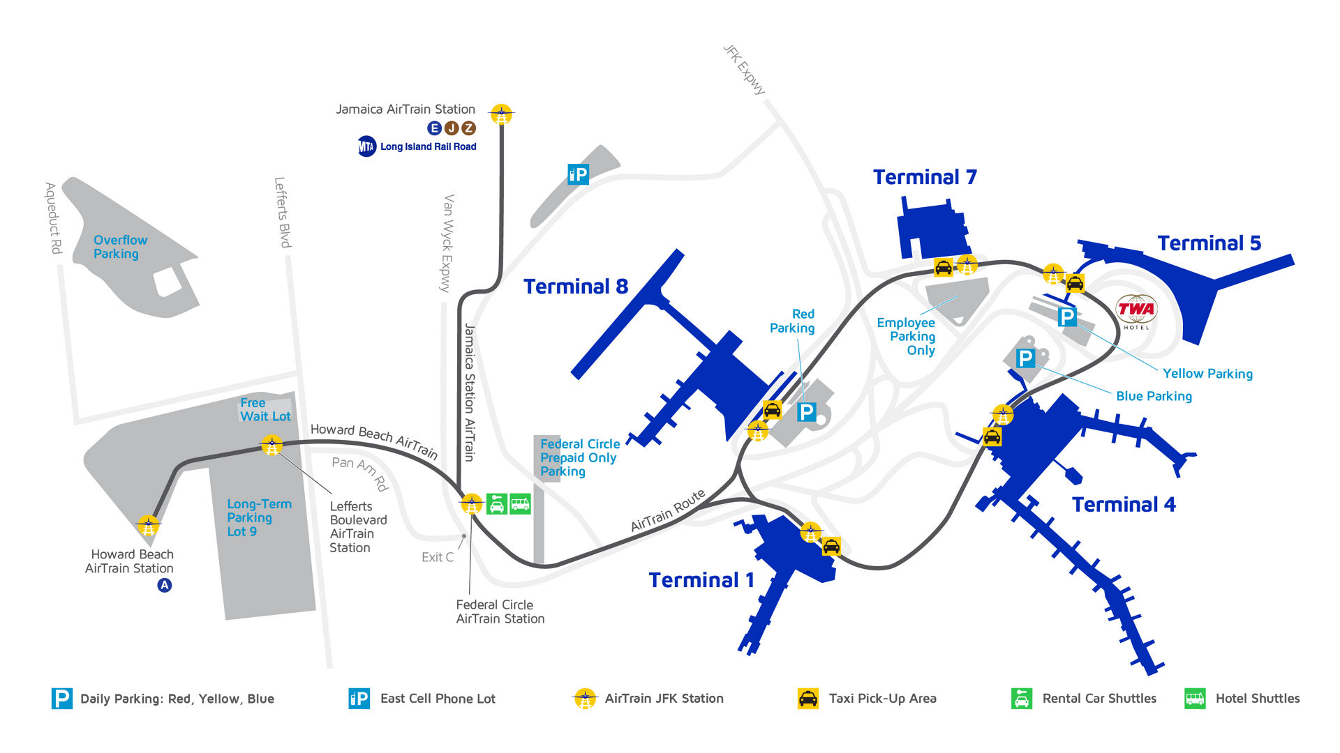 JFK Airport Maps - JFK Airport